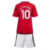 Manchester United Marcus Rashford #10 Domaci Dres za djecu 2023-24 Kratak Rukav (+ Kratke hlače)